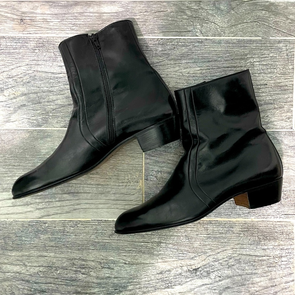 Mens authentic Italian leather boot